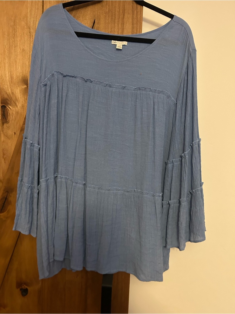 Flowy, light blue blouse